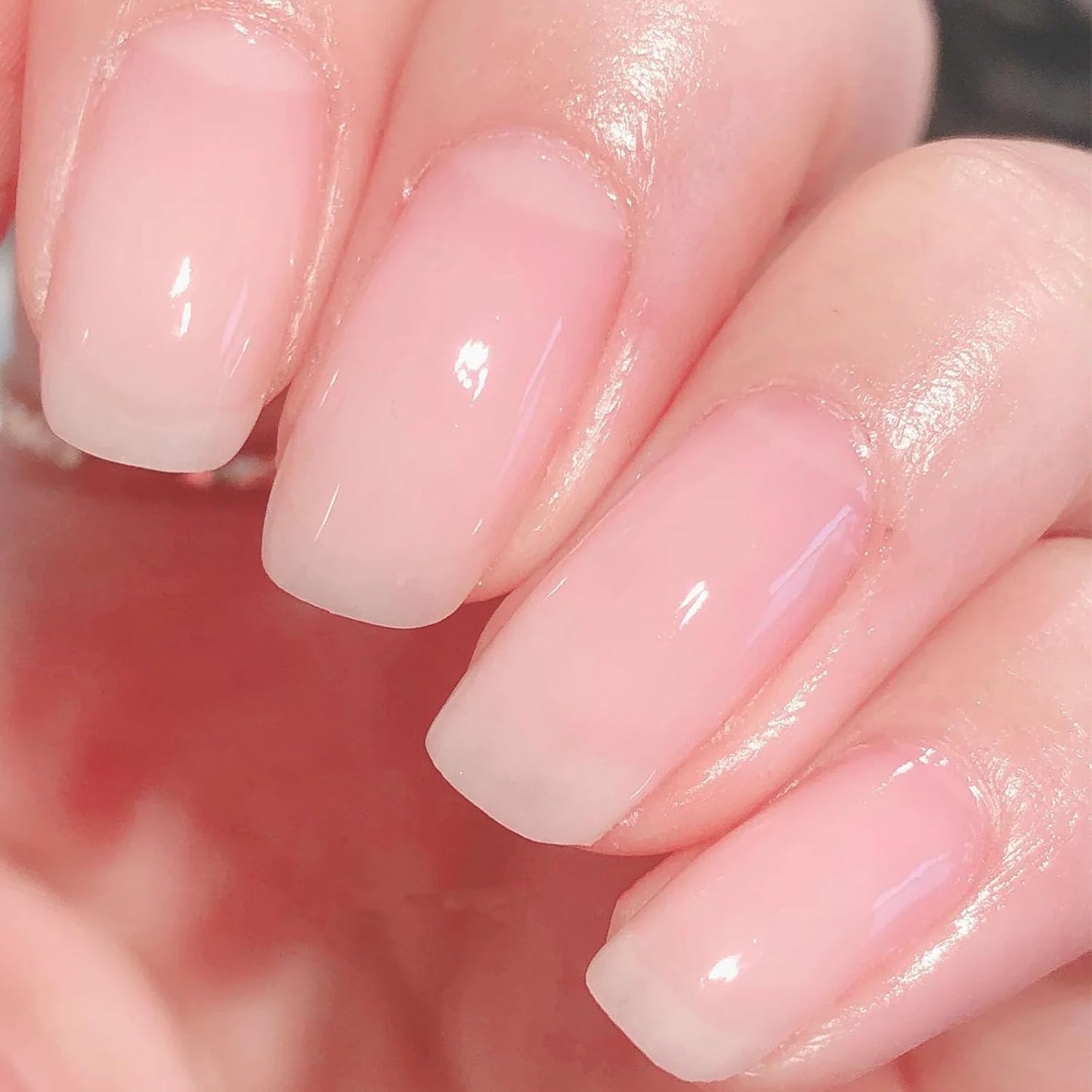 COSMOO Quick Dry Nail Polish, Chip Resistant Manicure, Non-Toxic, Vegan, Cruelty Free, 12ml, Fast Drying in 60 Seconds (Sheer Light Pink)