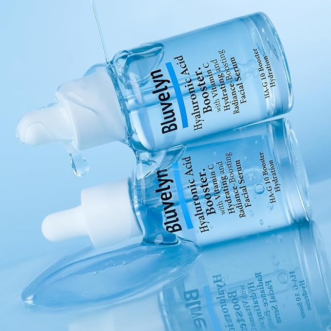 10-Layer Hyaluronic Acid Booster Serum – 100,000ppm High Concentration with Vitamin C – Deep Hydration & Brightening for All Skin Types, (50ml /1.69 fl.oz)