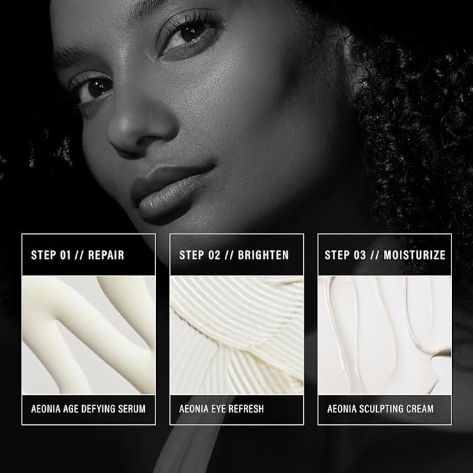 Aeonia Sculpting Cream – Certified Space Technology Skincare, Anti-Aging Moisturizer with Bacillus Lysate & Resveratrol, Hydrates, Firms & Boosts Elasticity, Smooths Fine Lines, 1.69 Fl Oz