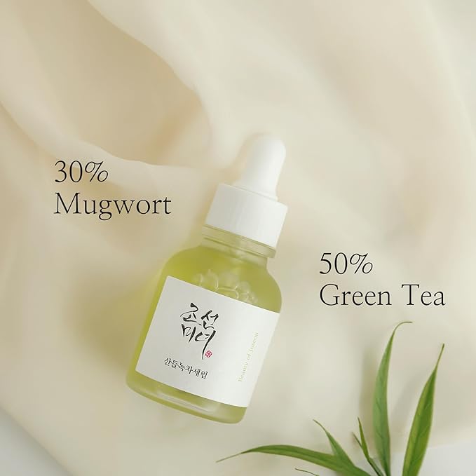 Beauty of Joseon Calming Serum Green Tea Panthenol Soothing, Moisturizing Sensitive, Acne-Prone, UV Irritated Skin, Daily Korean Skin Care for Men and Women (2 Fl.Oz.)