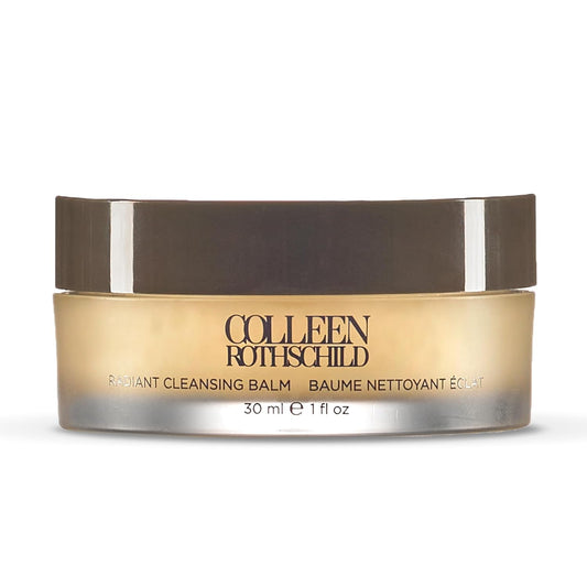 COLLEEN ROTHSCHILD Mini Radiant Cleansing Balm | Deeply Cleanses, Soothes & Removes Makeup & Impurities | Restores Luminosity | Calms & Decongests | Combats Dehydration (1 fl oz)