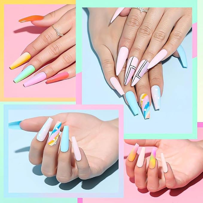 CANNI CC2 Gel Nail Polish Set, 30 Pcs 9ml White Pink Nude Blue Pastel Gel Polish Kit Soak Off LED Natural Nail Polish Set Nail Art Starter Manicure Salon DIY at Home