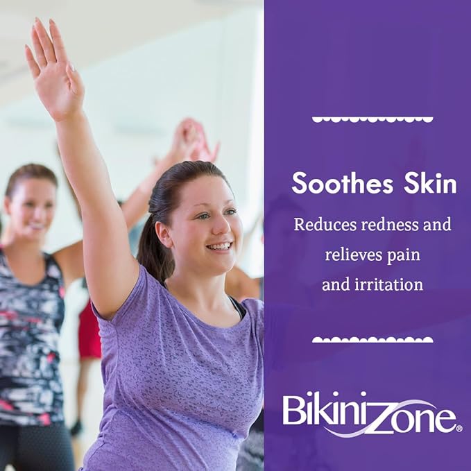 Bikini Zone Medicated After Shave Crème with Soothing Lidocaine, 1 Oz, 2 Pack