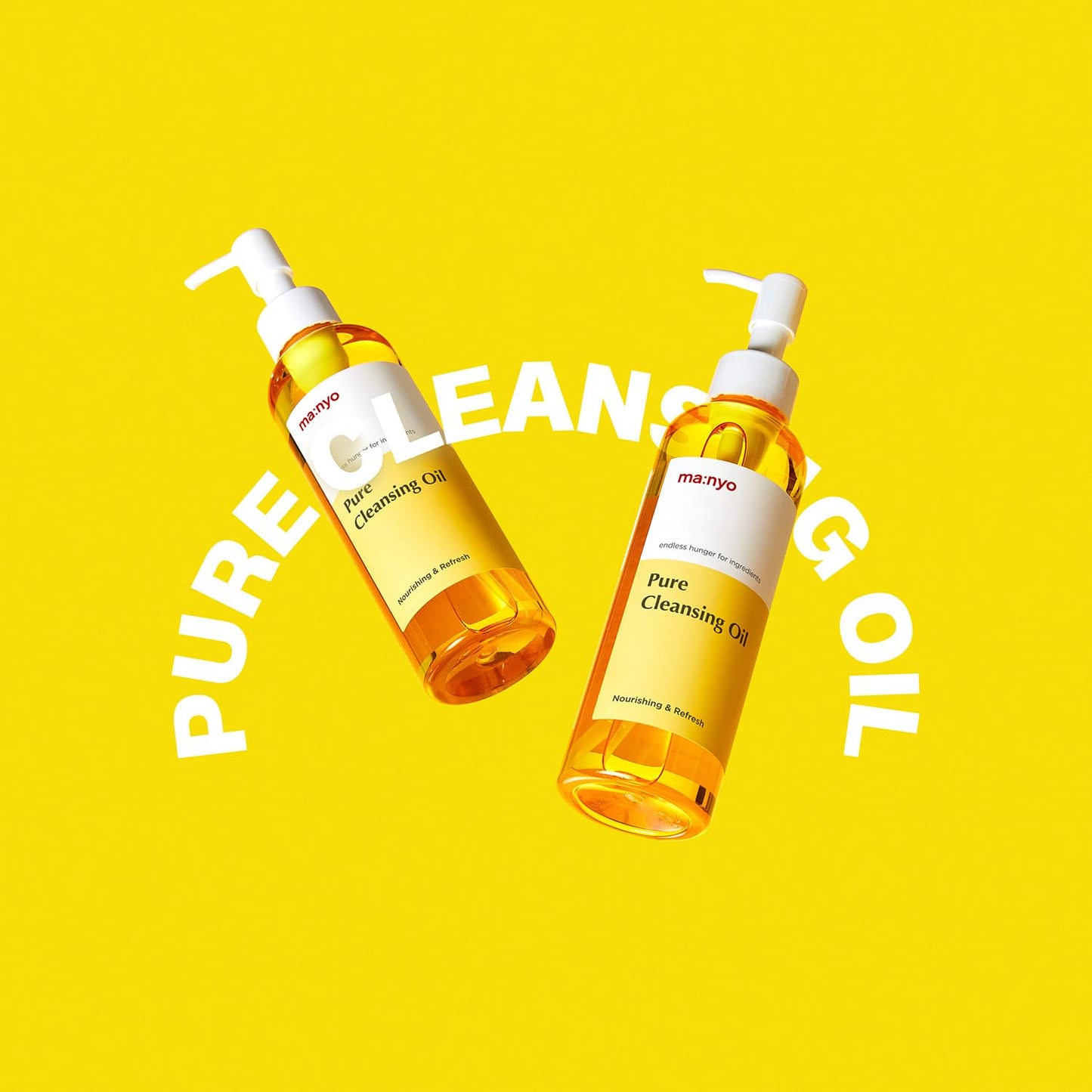 ma:nyo Pure Cleansing Oil 6.7 fl oz (200ml) Daily Makeup Remover & Blackhead melting with 14 Plant-Based Oils | Suitable for All Skin Types | Korean Skincare