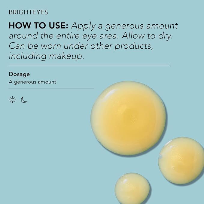 CLEARSTEM - BRIGHTEYES - Eye Gel - Nourishing Eye Cream - Lip Renewal - Cooling Gel - Stem Cells Blend - Peptides, Collagen, Aloe Vera - Gluten Free - Beauty, Self Care, Skin Care - 0.6 fl oz
