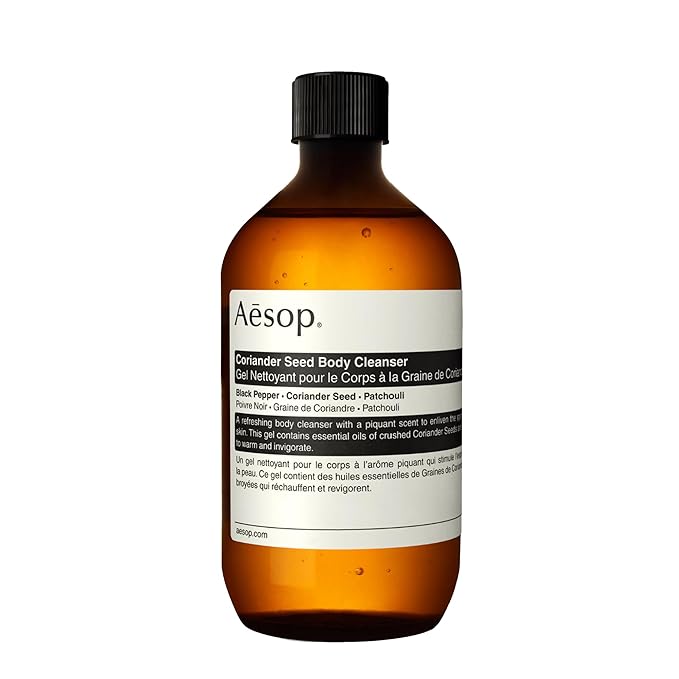 Aesop Coriander Seed Body Cleanser Refill | Refreshing & Invigorating | Spicy, Woody, Warm | 16.9 oz / 500mL