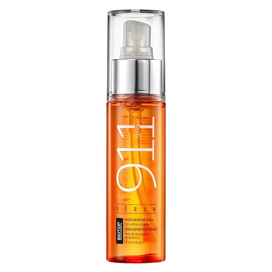 Biotop Professional 911 Quinoa Smoothing Serum - Hair Serum For Frizzy and Damaged Hair to Repair and Promote Shine - UV + Heat Protectant (2.2 Oz / 65ml)