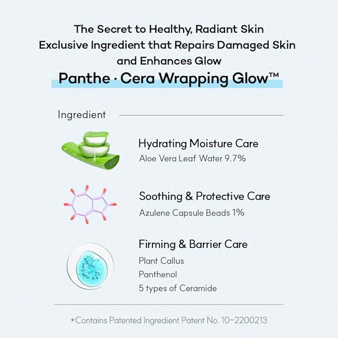 BARRIER GLASS GEL Moisturizer, Korean Skincare, Soothing, Sensitive skin, Pantenol, Azulen Capsule & Ceramide, hydrating face cream, Barrier Repair Cream, Glow Skin, 50ml