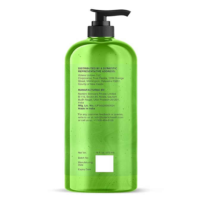 Botanic Hearth Calendula & Salicylic Acid Body Wash | Shower Gel 16 Fl Oz | Exfoliating Body Cleanser With Neem Leaf Extract & Vitamin E | Sulfate & Paraben|Free