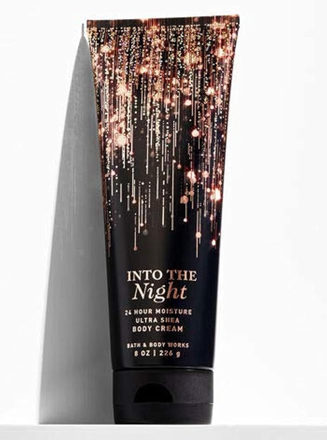 Bath & Body Works - Into the Night - Fine Fragrance Mist and Ultra Shea Body Cream - Full Size (Packaging Varies)