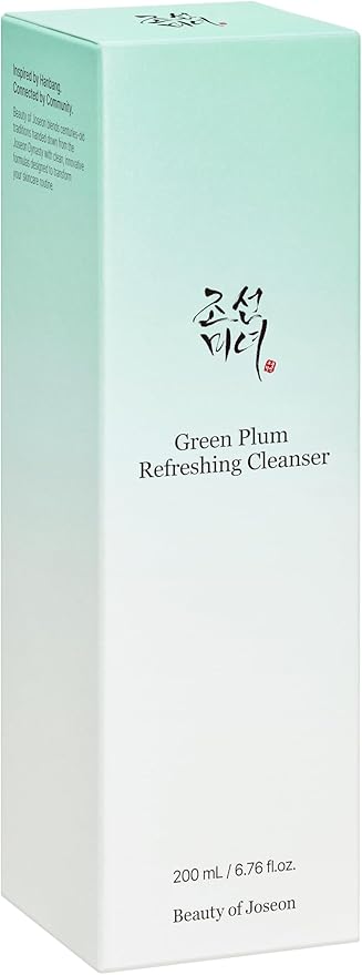 Beauty of Joseon Green Plum Refreshing Cleanser Gel Type Deep Pore Cleansing, Acne Face Wash, Blackhead Remover for All Skin Types, Korean Skincare 200ml, 6.76 fl.oz