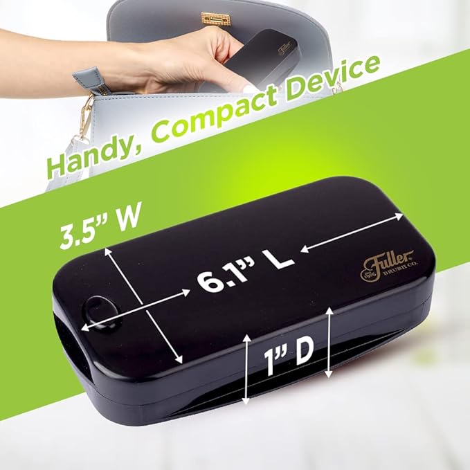 Fuller Brush Premium Table Tidy - Portable Handheld Crumb Remover Sweeps Crumbs & Dry Spills on Fabric Tablecloth Placemats & Tabletop Surfaces Comes in 3 Colors Available in Singles & Packs of 2 or 6