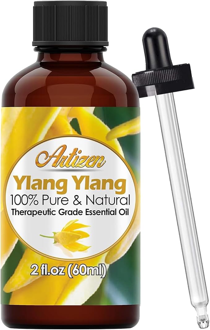 Artizen - Ylang Ylang Essential Oil 2 Oz, Pure Ylang Ylang Oil for Skin Hair Aromatherapy Diffuser Fragrance DIY- 2 FL Oz