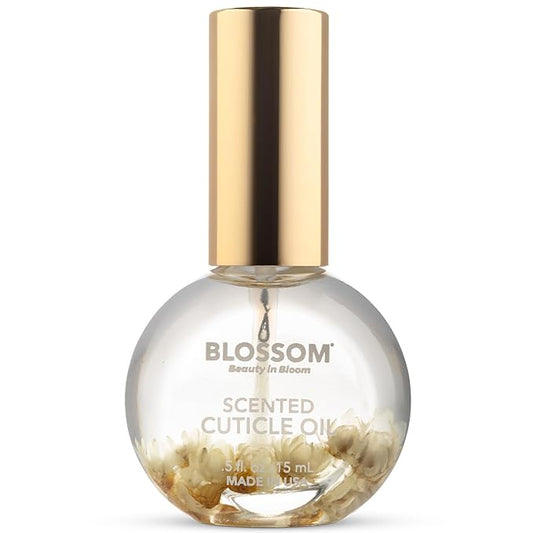 Blossom Cuticle Oil for Nails, Hydrating, Moisturizing, Scented Nail Oil Cuticle Care, Infused with Real Flowers, Made in USA, 0.5 fl. oz, Amazon Exclusive, Coconut