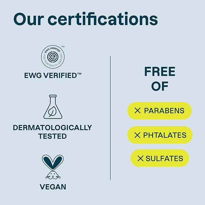 ATTITUDE Body Cream for Sensitive Skin with Oat, EWG Verified, Dermatologically Tested, Vegan, Chamomile, 8 Fl Oz