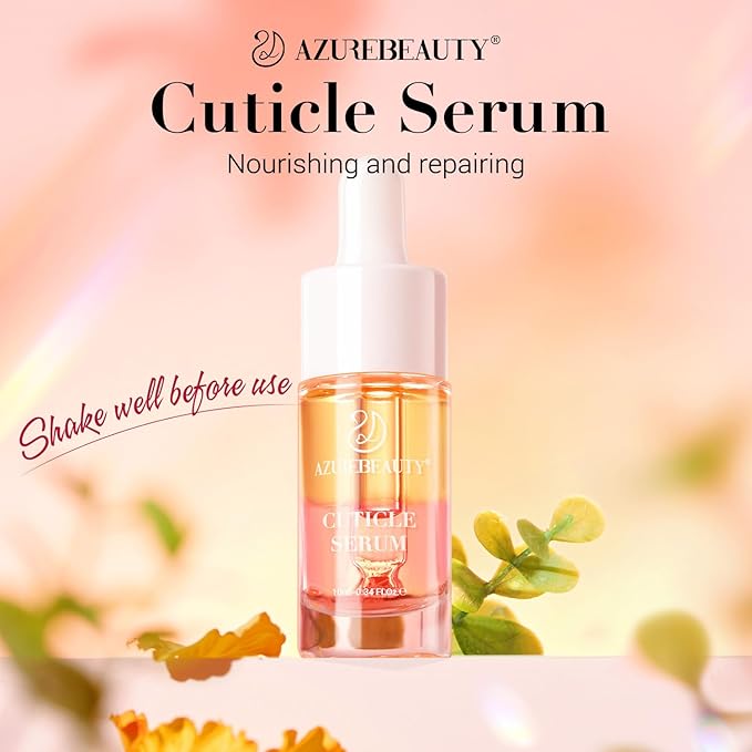 AZUREBEAUTY Cuticle Oil for Nails Ultimate Hydration Nail Care Natural Essential Oil Extract, Jojoba Oil, Vitamin E, B7, Moisturizing and Conditioning, Brightening Skin, Remedy for Damaged Cuticle