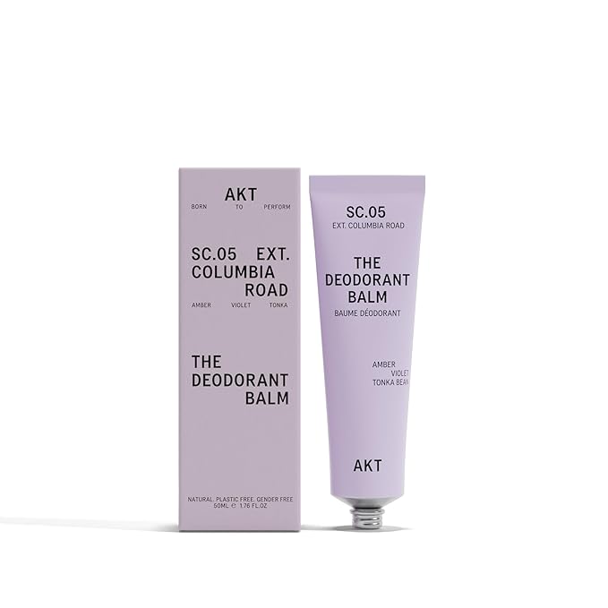 AKT Deodorant Balm 1.7 Fl Oz, Natural Deodorant for Men and Women, Award-Winning, Multi-use, Cream Deo Without Aluminum, Sc.05 Columbia Road, Plastic Free, All Genders