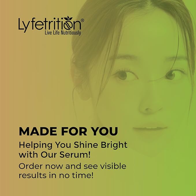 Azelaic Acid Serum with Hyaluronic Acid | Natural Face Serum with Vitamin C & Aloe Vera (12 Fl Oz), Clear, (Lyfe9080)