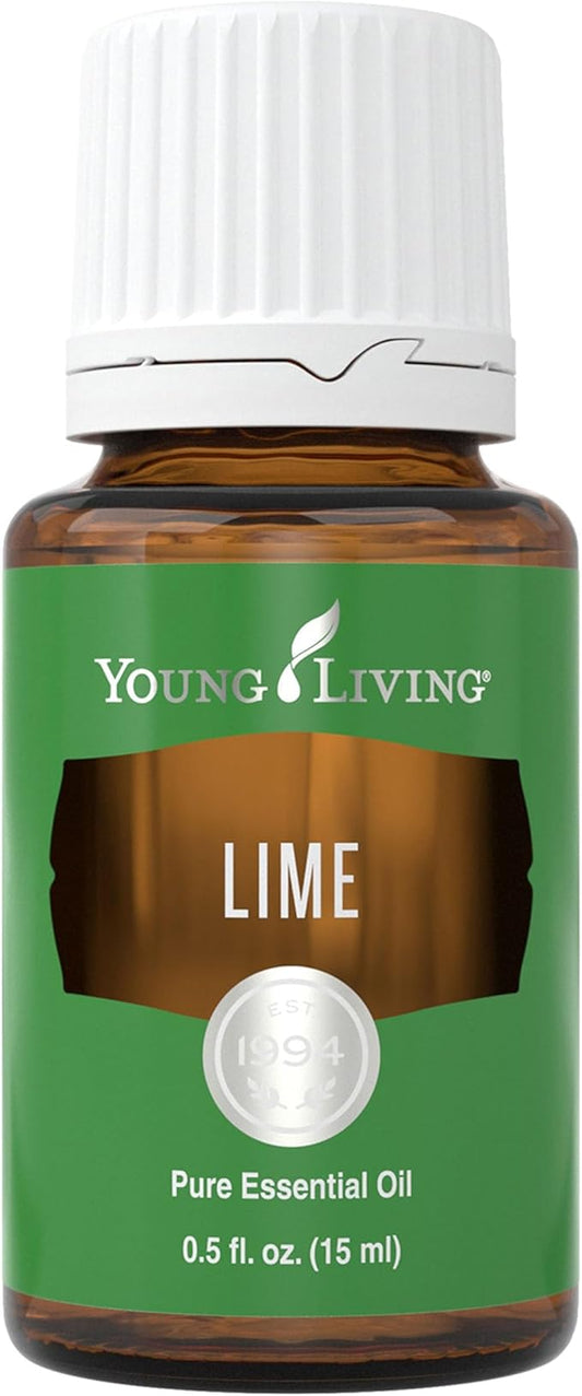 Young Living Lime Essential Oil - 15ml of Pure Aromatherapy Bliss: Awaken Your Senses with a Refreshing Citrus Fragrance - Premium Grade for Diffusion and Topical Use