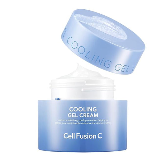 Cell Fusion C Cooling Gel Cream, Face Moisturizer with Ceramide Capsules, Lightweight Hydration, Skin Cooling & Pore Tightening, 50ml / 1.69 fl.oz.