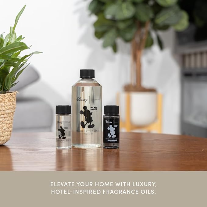 Aroma360 | Disney Mickey & Friends - Started with A Mouse Fragrance Oil | Luxury Essential Oil Diffuser | Aromatherapy Scent Diffuser Oil | Lemon, Bergamot and Ocean 1.7 fl oz, 50 mL