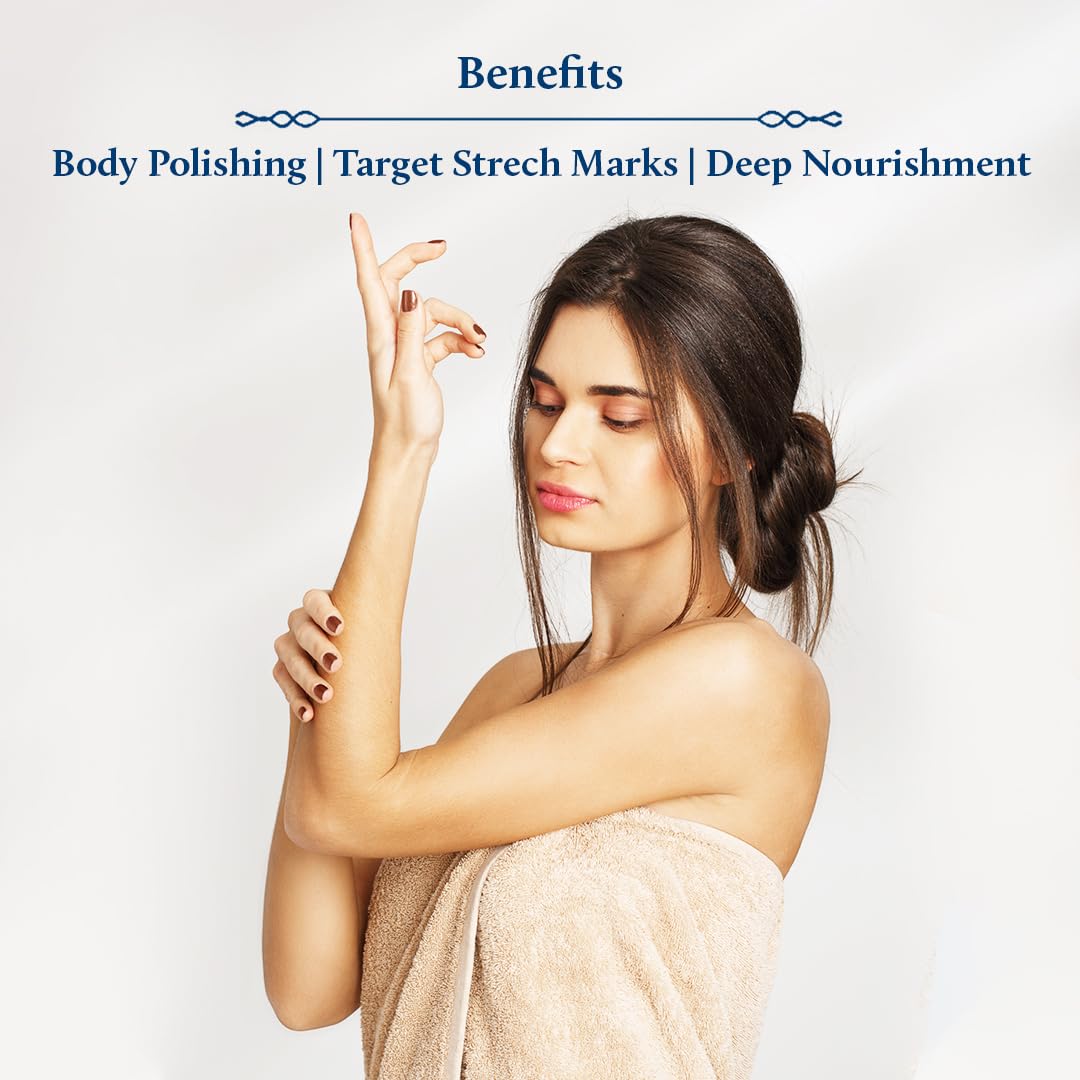 Blue Nectar Kumkumadi Body Oil for Glowing Skin | Moisturizing Body Oil for Dry Skin with Relaxing Aroma | Plant Based Body Oil for Women & Men (12 Herbs, 6.76 fl oz)