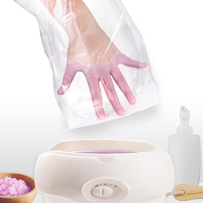 600 Counts - Ivy L Paraffin Hand & Foot Glove Bag Protectors Wax Works Thermal Mitt Liner Professional Cozy Liners Hand or Foot 15 x 10 Inches