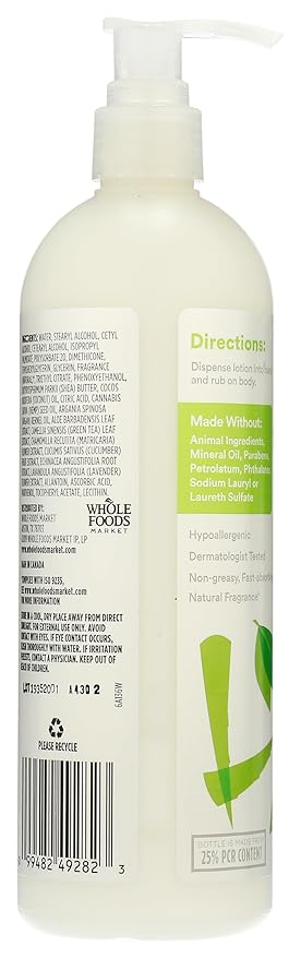 365 by Whole Foods Market, Lotion Maximum Moisture Aloe & White Tea, 16 Ounce