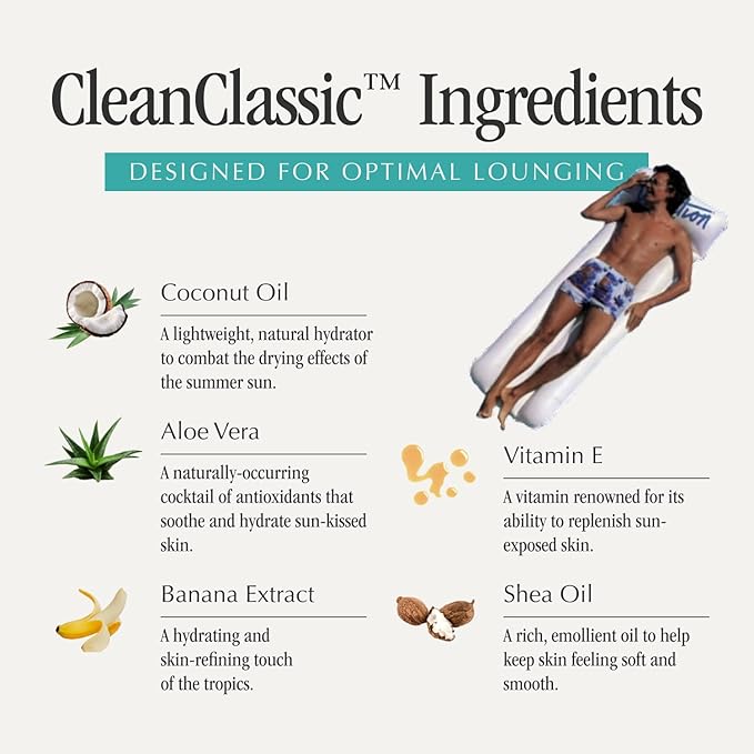 Vacation Classic Sunscreen Spray SPF 50 & Air Freshener Bundle, Water-Resistant, Lightweight, Transparent on All Skin Tones, Dermatologist-Tested, Vegan, 6 Fl. Oz.