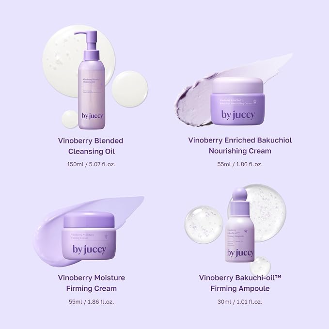 By Juccy Vinoberry Bakuchi-oil 30,000 ppm Firming AmpouleㅣWrinkle-Softening & Texture-Perfecting | Bakuchioil, Viniferatrol, Peptides, Cica | Skin Elasticity&Even Skin ToneㅣKorean Skincare 1.01 Fl.oz