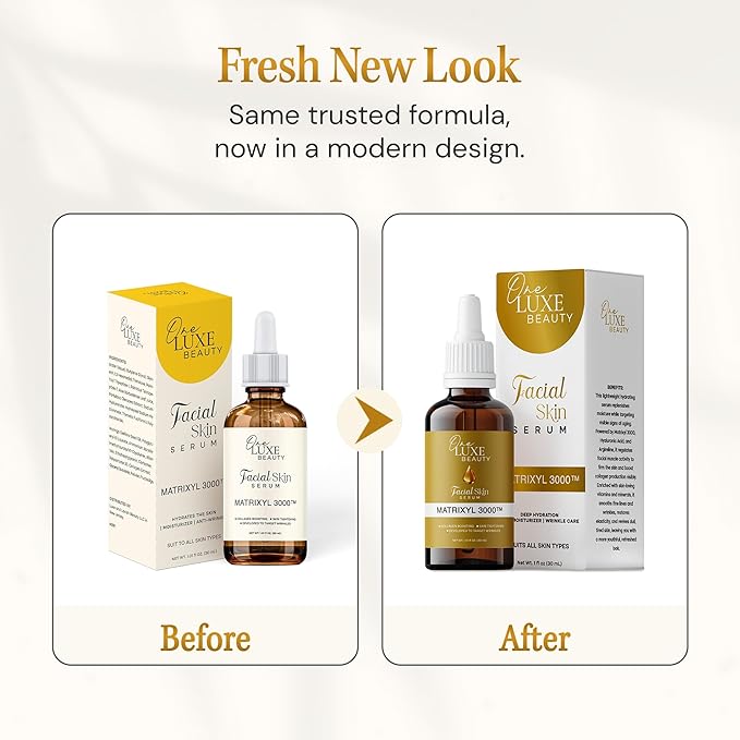 Anti Aging Serum Matrixyl 3000 with Hyaluronic Acid, Peptide Collagen & Argireline – Best Deep Wrinkle Repair & Hydrating Face serum – All skin types Korean Matrixyl Serum 1.01 Fl Oz