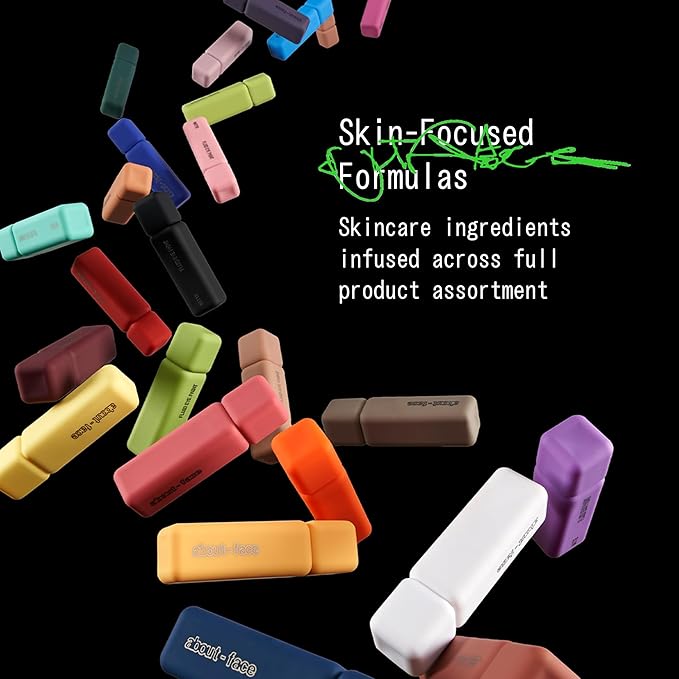 about-face Matte Fluid Eye Paint Spectre – High-Pigment Liquid Eyeshadow, Long-Lasting, No-Budge Matte Finish, Vegan & Cruelty-Free (Bright Red/Orange)