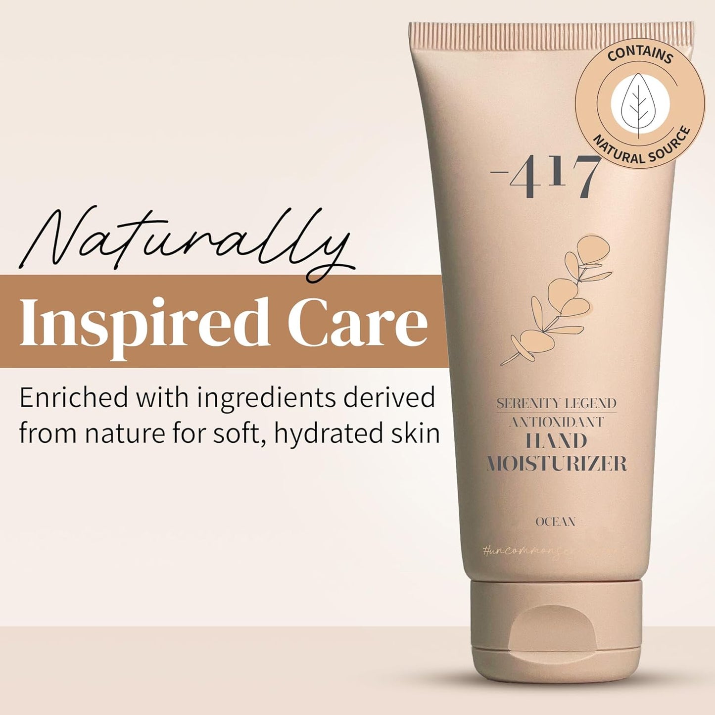 '-417 Dead Sea Cosmetics Anti-Aging Hand Cream For Dry, Cracked Skin & Working Hands features Essential Vitamins & Oils From The Dead Sea, Intensive and Non-Greasy Hand Cream 3.4 oz.