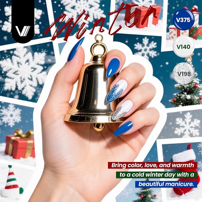 VANREESA 60 Pcs Gel Nail Polish Set, 55 Colors Gel Polish with Base Coat & 4 Effects Top Coat Full-Color Gel Polish Set All Seasons Nail Kit Gifts for Women Girls Nail Salon at Home