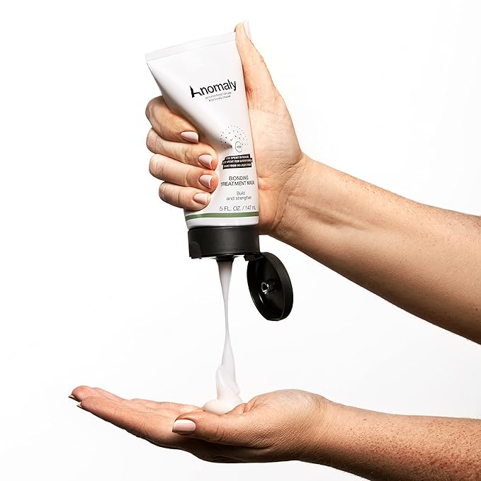 Anomaly Bonding Treatment Mask with Keratin for Dry & Damaged Hair | Strengthen & Protect | Sulfate Free & Paraben Free | Eco Friendly & Sustainable Packaging from Ocean Plastic, 5 fl. oz., white