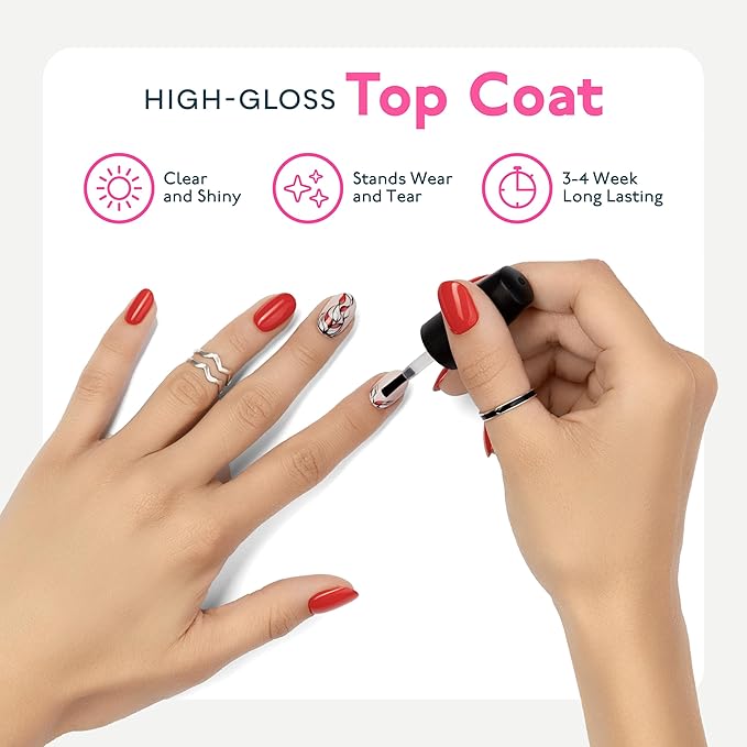 SUNUV Gel Nail Polish Kit with UV Light for Nails SUN2C 16 Colors Gel Polish Sets, Base and Top Coat with 8 PCS Manicure Tools Gift for Women
