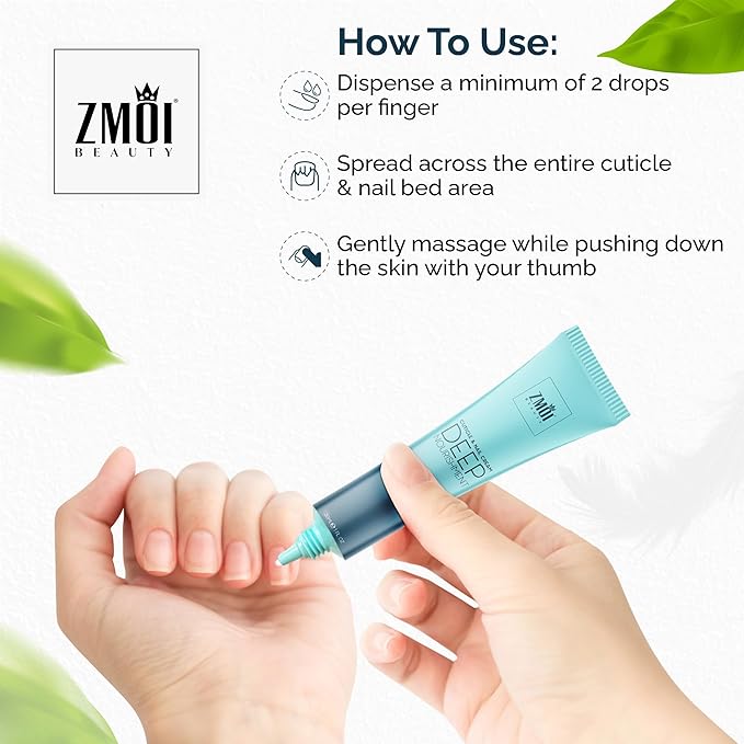 Cuticle & Nail Cream Treament, Deep Nourishing - USA Made - Daily Repair Nail Care w/Organic Shea Butter, Jojoba Oil - Soften Cuticles, Strengthen Nails, Hydrating (1 Fl Oz/Pack of 1)