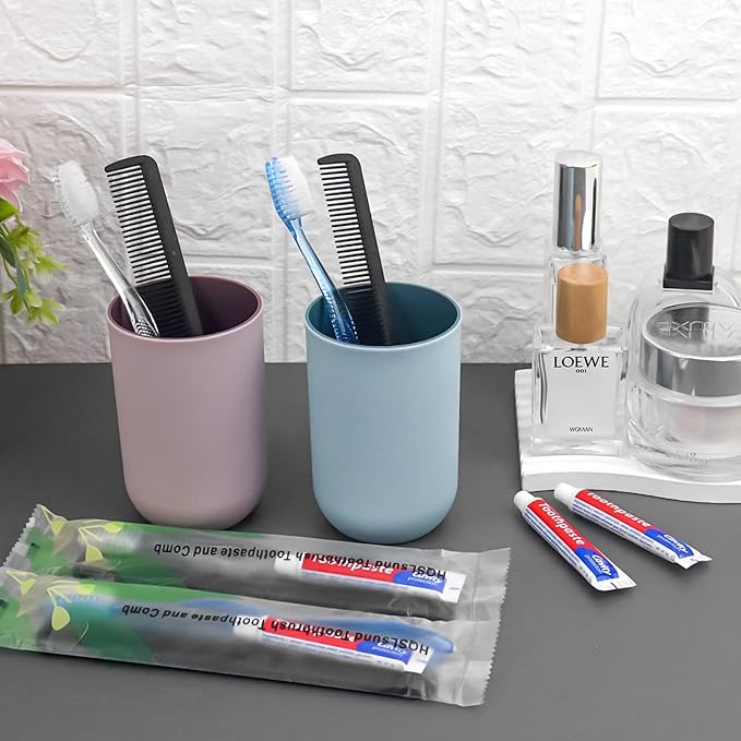 50 Pack Disposable Toothbrushes with Toothpaste and Comb for Homeless Individually Wrapped,10g Travel Toothpaste,7inch Black Hair Comb, Bulk Toothbrush for Hotel,AirBnb,Shelter,Charity