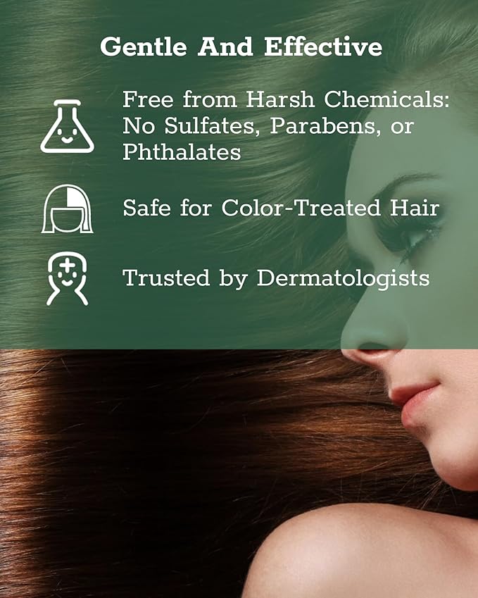 Deep Conditioner Scalp Treatment for Folliculitis - Relieves Dandruff, Psoriasis, Dryness & Itchiness, Balances Oil, Ideal for Women