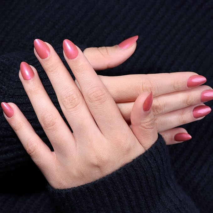 LONDONTOWN lakur Nail Polish - Chip-Resistant, Non-Toxic, Conditions & Hydrates Nails Glossy Flushed Red Chrome, Slopeside, .40 fl oz