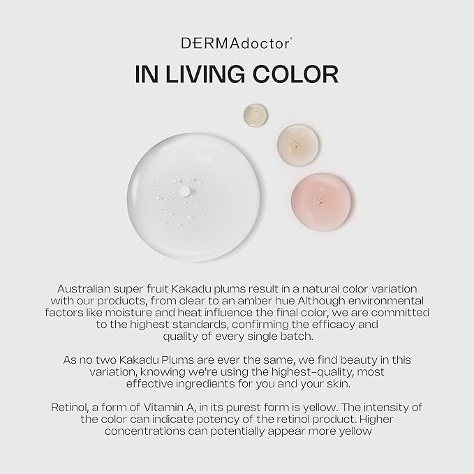 DERMAdoctor Retinol Cream for Face - Stable Vitamin C & E, Ferulic Acid Anti Aging Face Cream 1% Retinol Vitamin C Facial Moisturizer Night-Cream for Dullness, Discoloration, Fine Lines, & Wrinkles