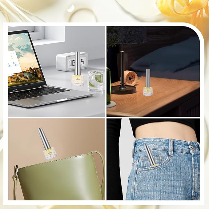 ADHERE Cuticle Oil for Nails Professional Nail Oil 8ML, Jojoba Nail Cuticle Oil Contains Vitamins with Soft Brush, for Nourishing, Hydrating, Dry Rough Nail Care Repair Essential Nail Care (Berries)