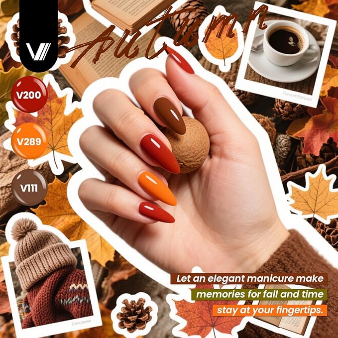 VANREESA 60 Pcs Gel Nail Polish Set, 55 Colors Gel Polish with Base Coat & 4 Effects Top Coat Full-Color Gel Polish Set All Seasons Nail Kit Gifts for Women Girls Nail Salon at Home