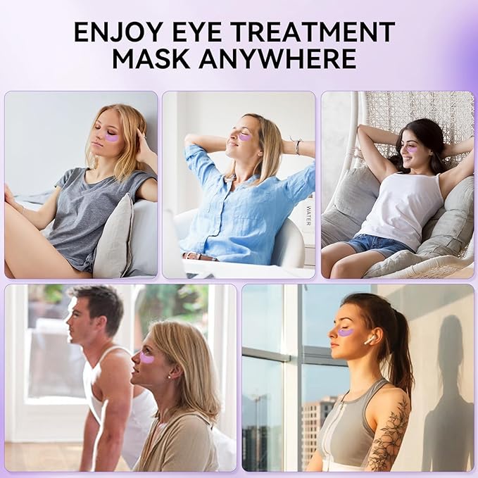 BREYLEE Retinol Eye Mask Under Eye Patches with Retinol, Collagen & Hyaluronic Acid, Reduce Puffy Eyes, Dark Circles, Wrinkles & Fine Lines, Anti-Aging Smoothing Skin Care for Women & Men - 60 Pcs