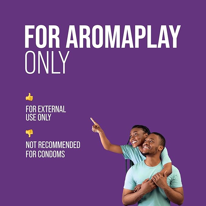 #Lube Life Aromaplay Lavender and Vanilla Massage Oil, Aphrodisiac, Essential Oil for a Relaxing Full Body Aromatherapy Massage, 8 Fl Oz