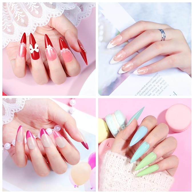 COSCELIA 40PCS Gel Nail Polish Set, 7ml 35 Colors Gel Polish with 5pcs Top and Base Coat Nude White Pink Red Green Blue Summer Colors All Seasons Nail Art Manicure Starter Kit at Home Gifts for Women