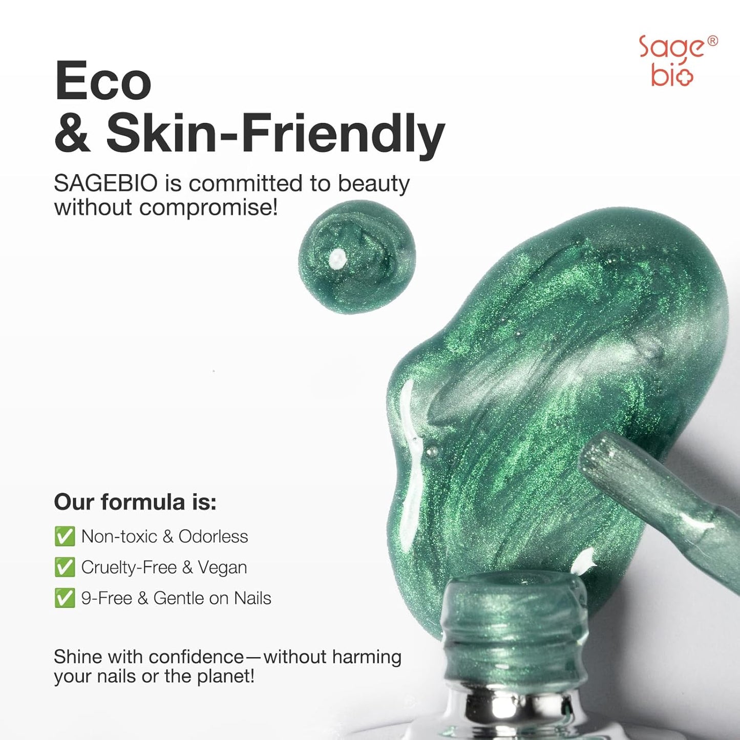 15ml Cat Eye Gel Nail Polish with Magnet Shimmer Glass Bead Effect 07