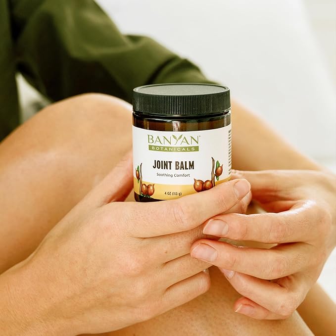 Banyan Botanicals Joint Balm – Organic Balm for Joints with Boswellia and Guggulu – for Supporting Comfortable Joints and Overall Joint Health – 4 oz – Non-GMO Sustainably Sourced Petroleum Free