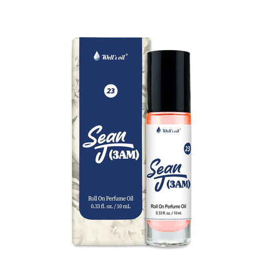 Well's Oil Roll-On Perfume Oil (Sean J (3AM)) | Top Notes of Bergamot & Orange | Long-Lasting | Paraben-Free | 0.33 Fl Oz / 10 ml