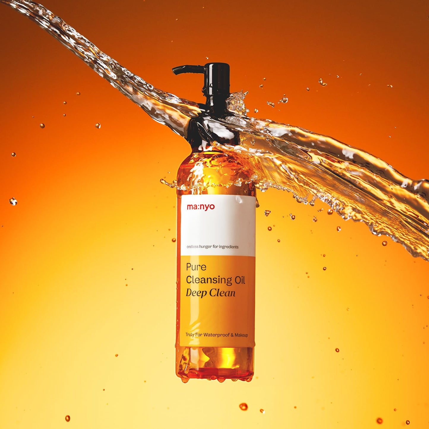 ma:nyo Pure Cleansing Oil 6.7 fl oz (200ml) Daily Makeup Remover & Blackhead melting with 14 Plant-Based Oils | Suitable for All Skin Types | Korean Skincare